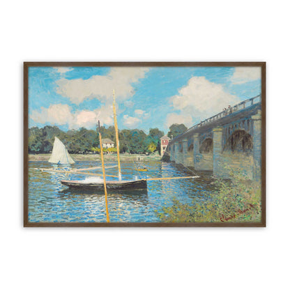 [Color:Walnut], Picture of art in a Walnut frame