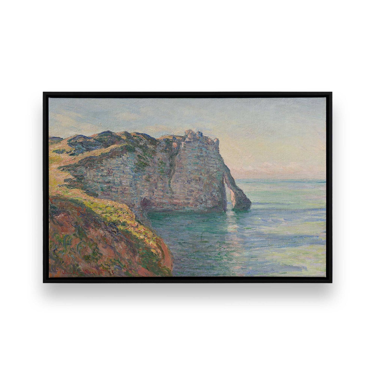 [Color:Satin Black], Picture of art in a Satin Black frame
