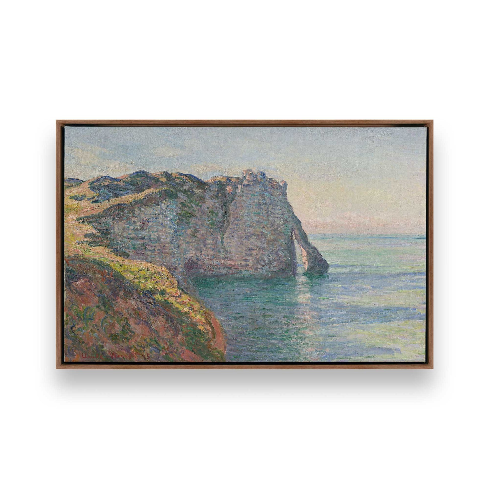 [Color:Walnut], Picture of art in a Walnut frame