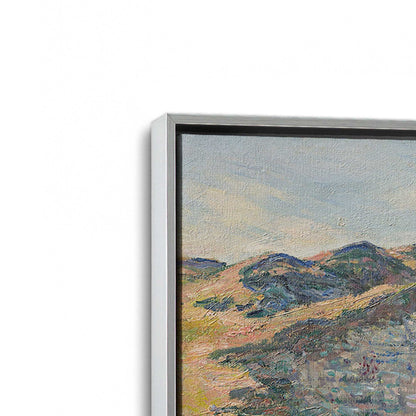 [Color:Polished Chrome], Picture of art in a Polished Chrome frame at an angle