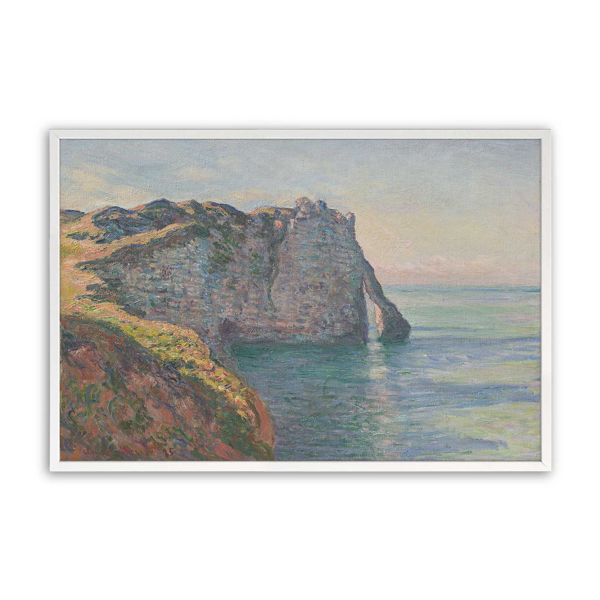 [Color:Opaque White], Picture of art in a Opaque White frame
