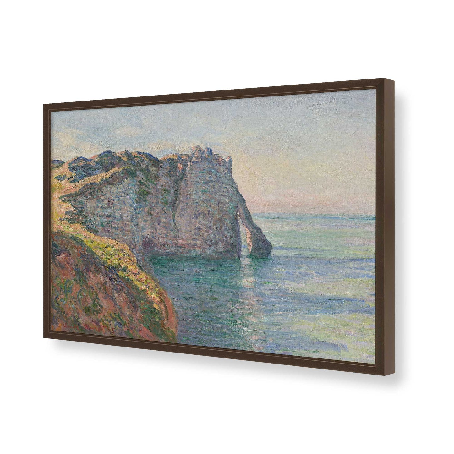 [Color:Belvinder Brown], Picture of art in a Belvinder Brown frame of the corner