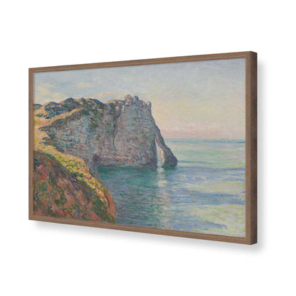 [Color:Walnut], Picture of art in a Walnut frame of the corner