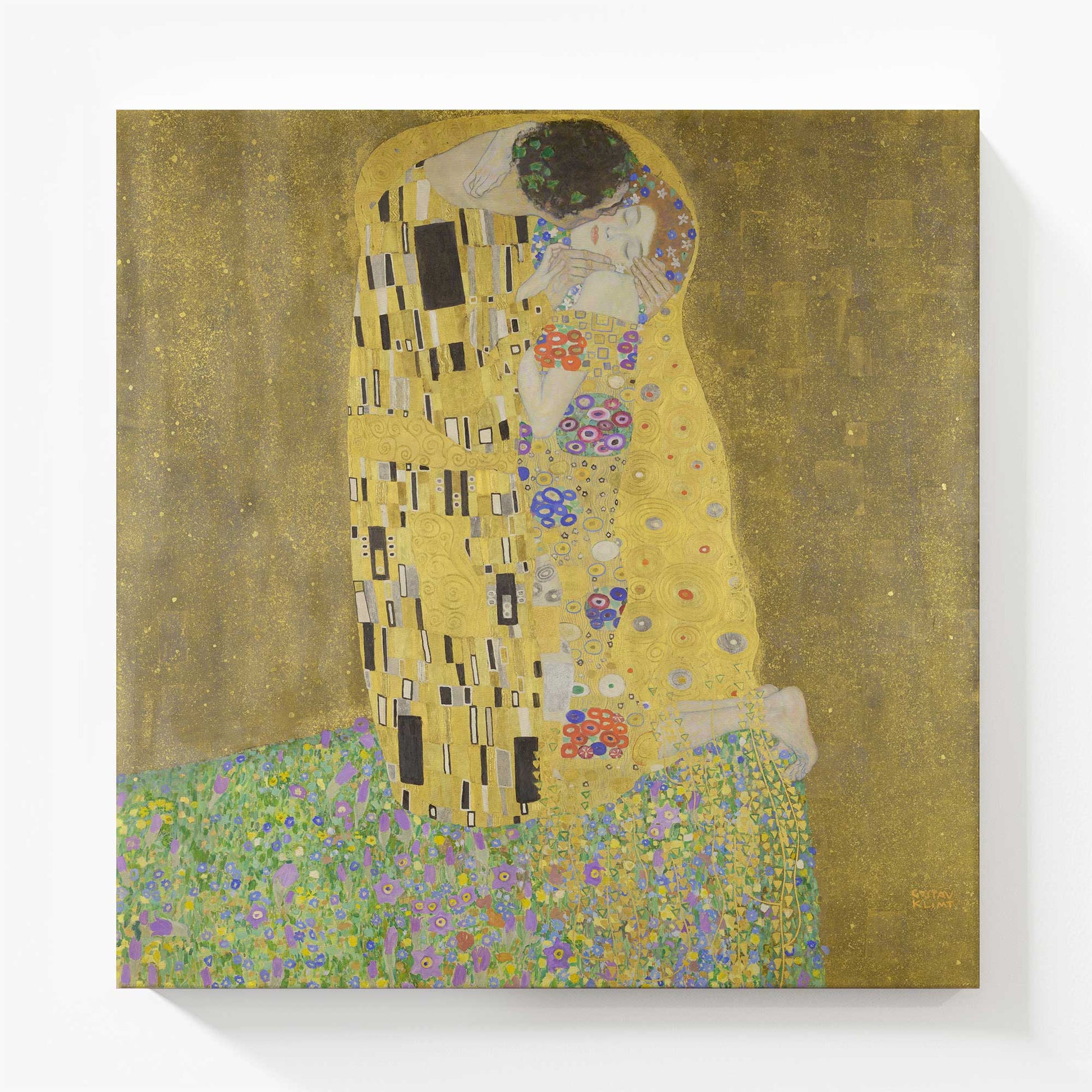 corner close up of the art piece