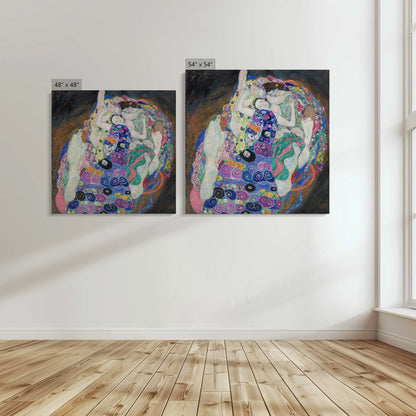 [Color:Stretched Canvas], Image showing the size comparisons