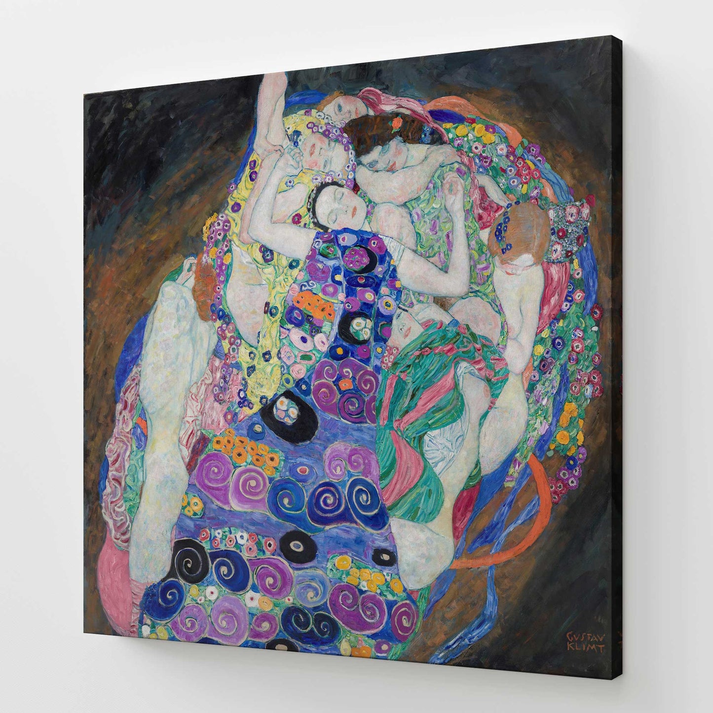 [Color:Stretched Canvas], Picture of art at an angle