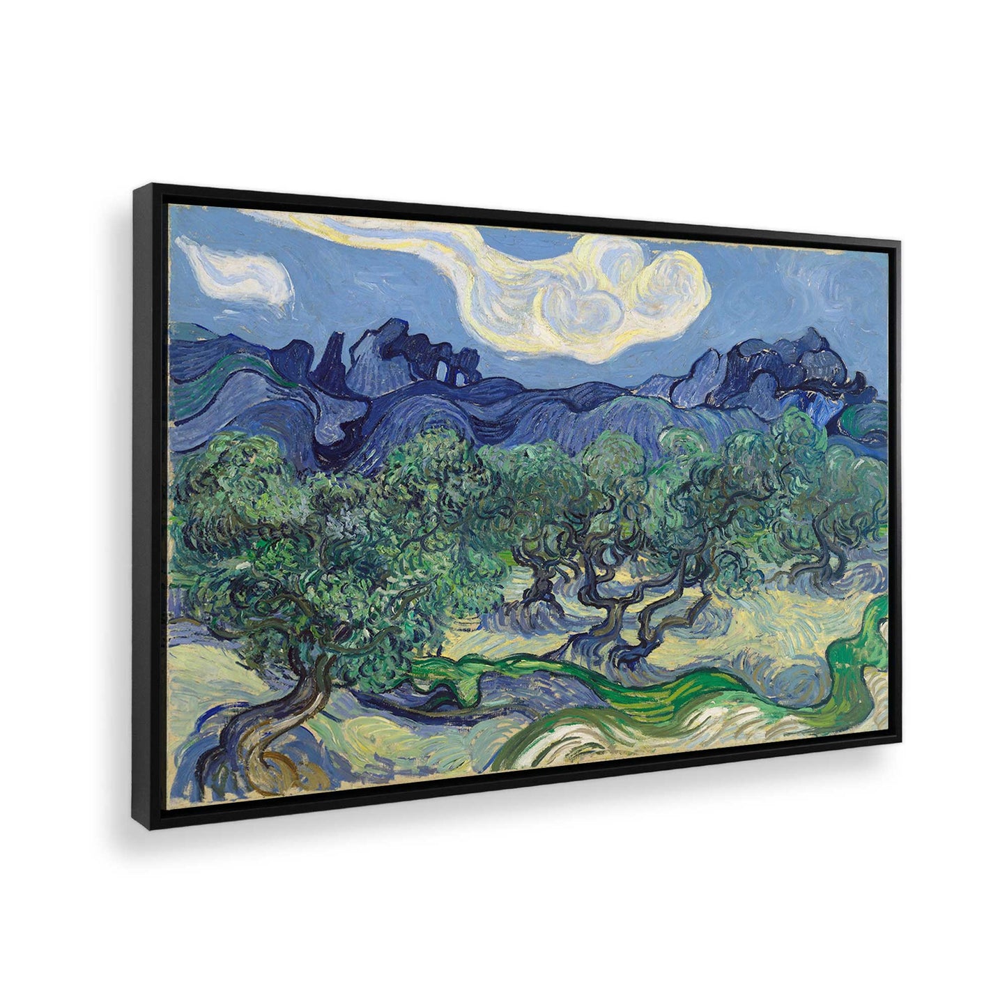 [Color:Satin Black], Picture of the corner of the art