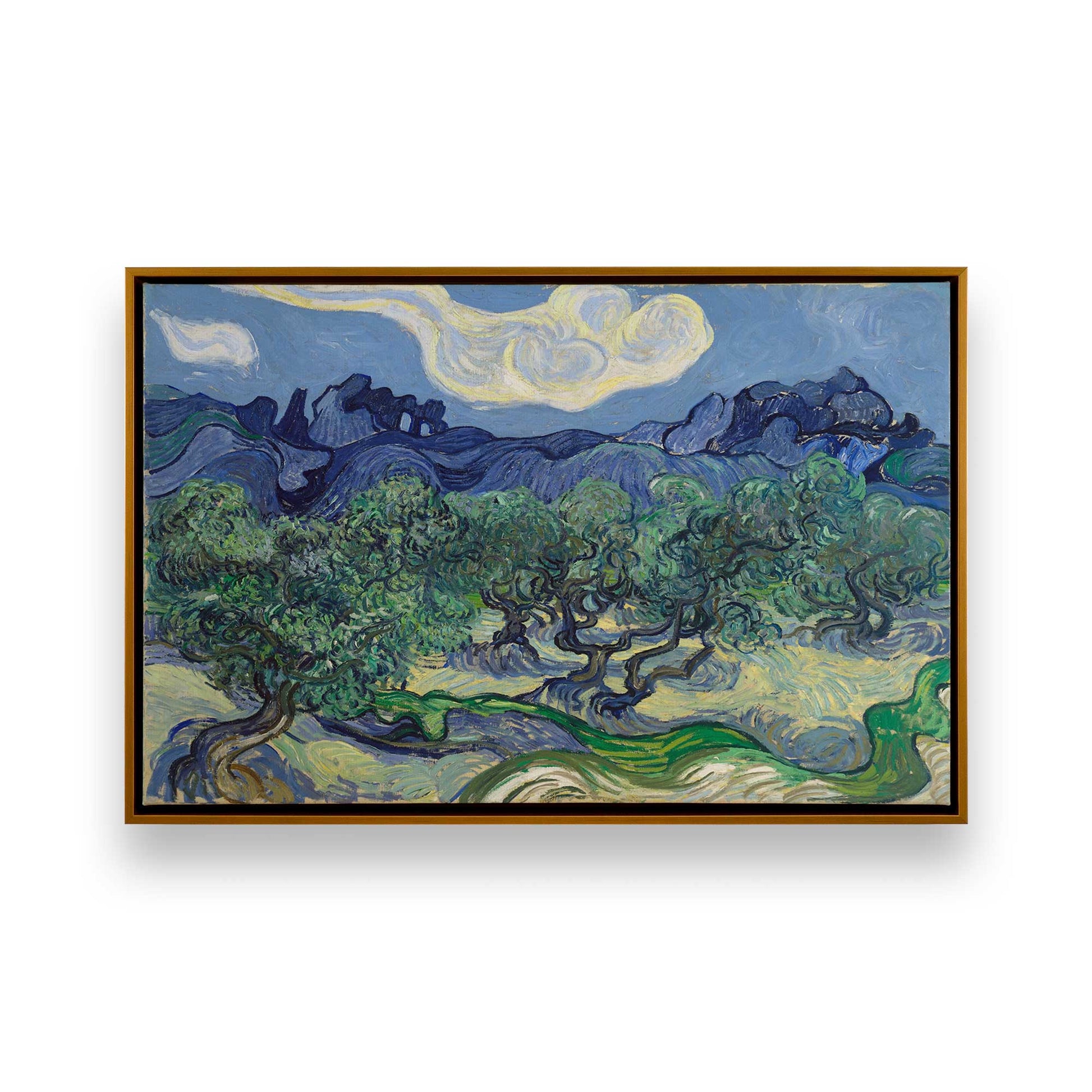 [Color:Polished Gold], Picture of art in a Polished Gold frame