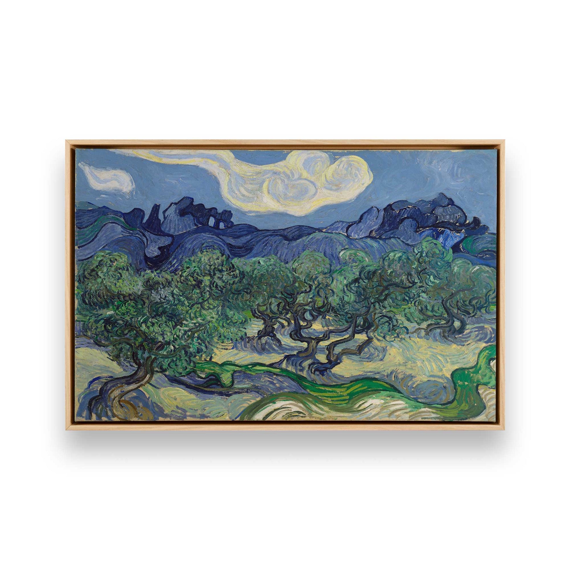 [Color:American Maple], Picture of art in a American Maple frame