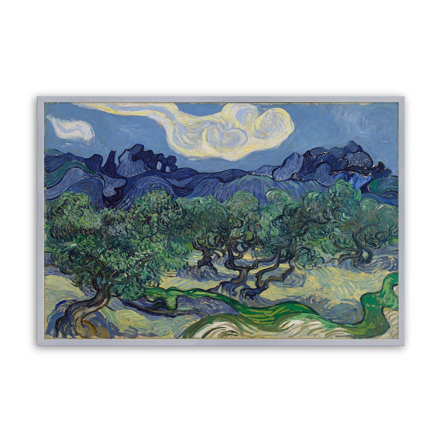 [Color:Polished Chrome], Picture of art in a Polished Chrome frame