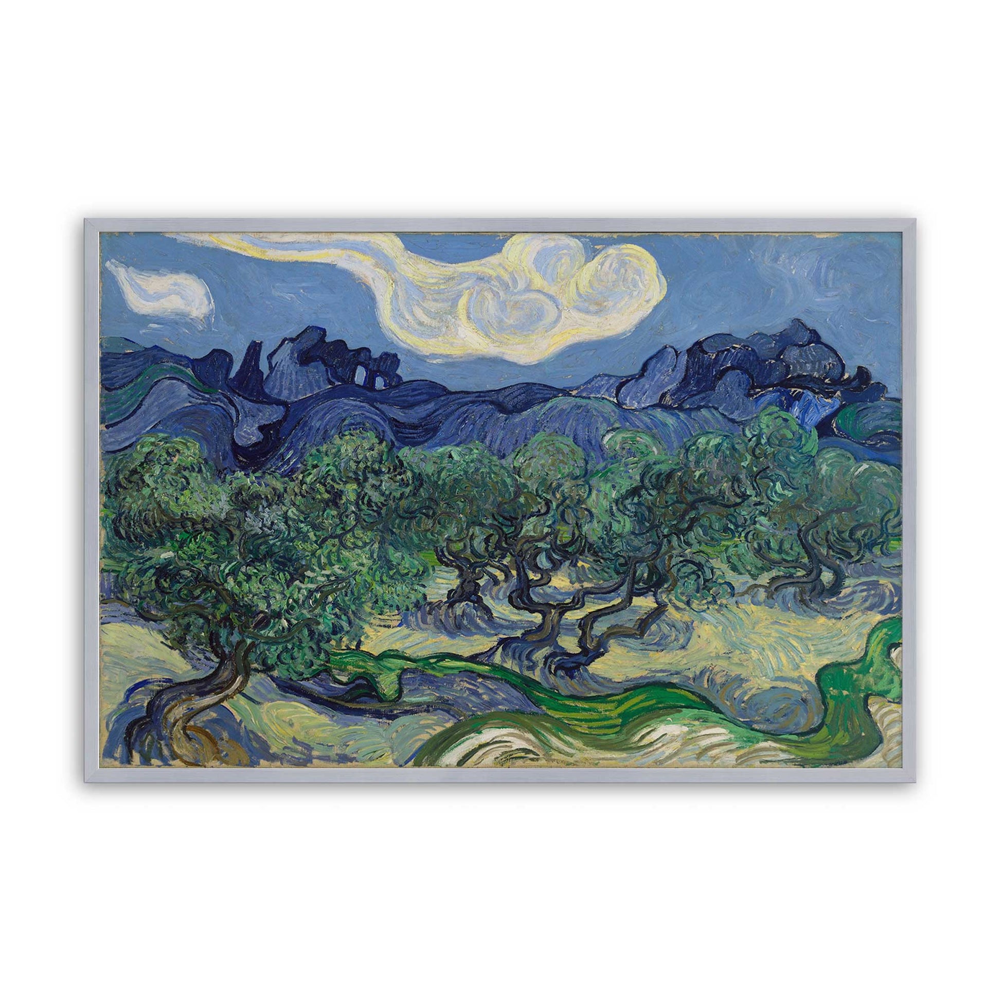 [Color:Polished Chrome], Picture of art in a Polished Chrome frame