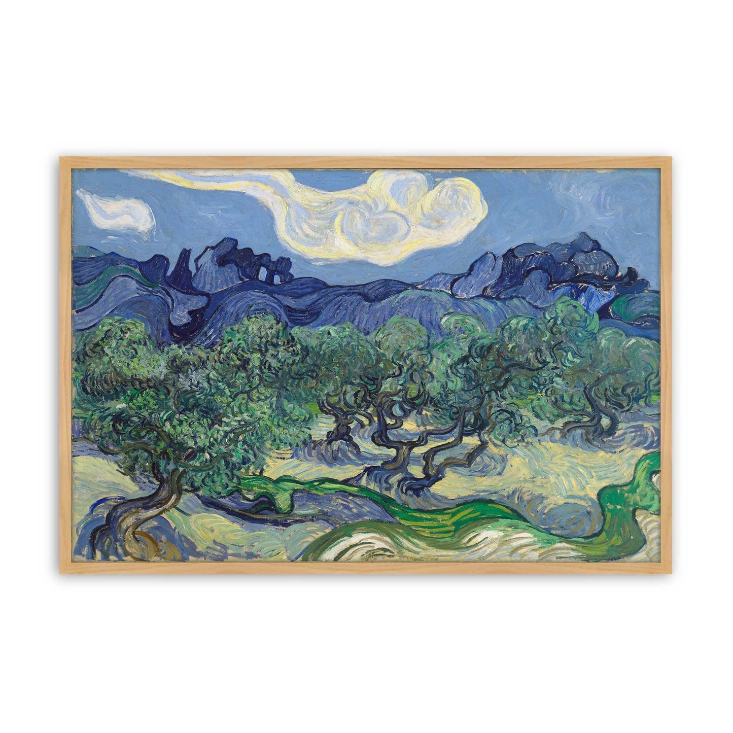 [Color:American Maple], Picture of art in a American Maple frame