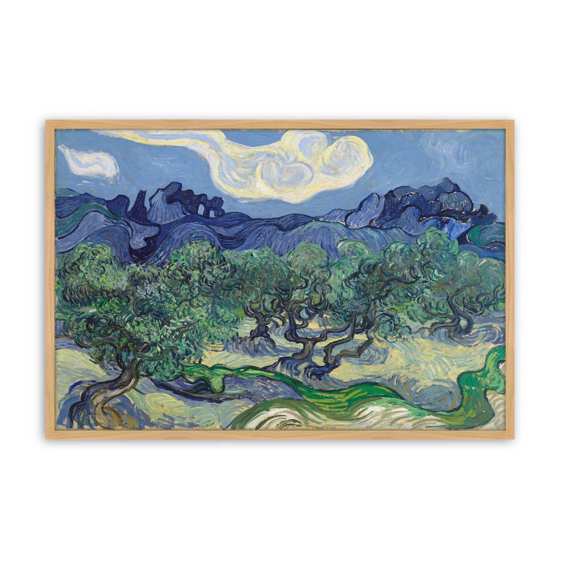 [Color:American Maple], Picture of art in a American Maple frame