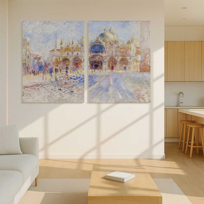 [Color:Stretched Canvas], Picture of art in a room