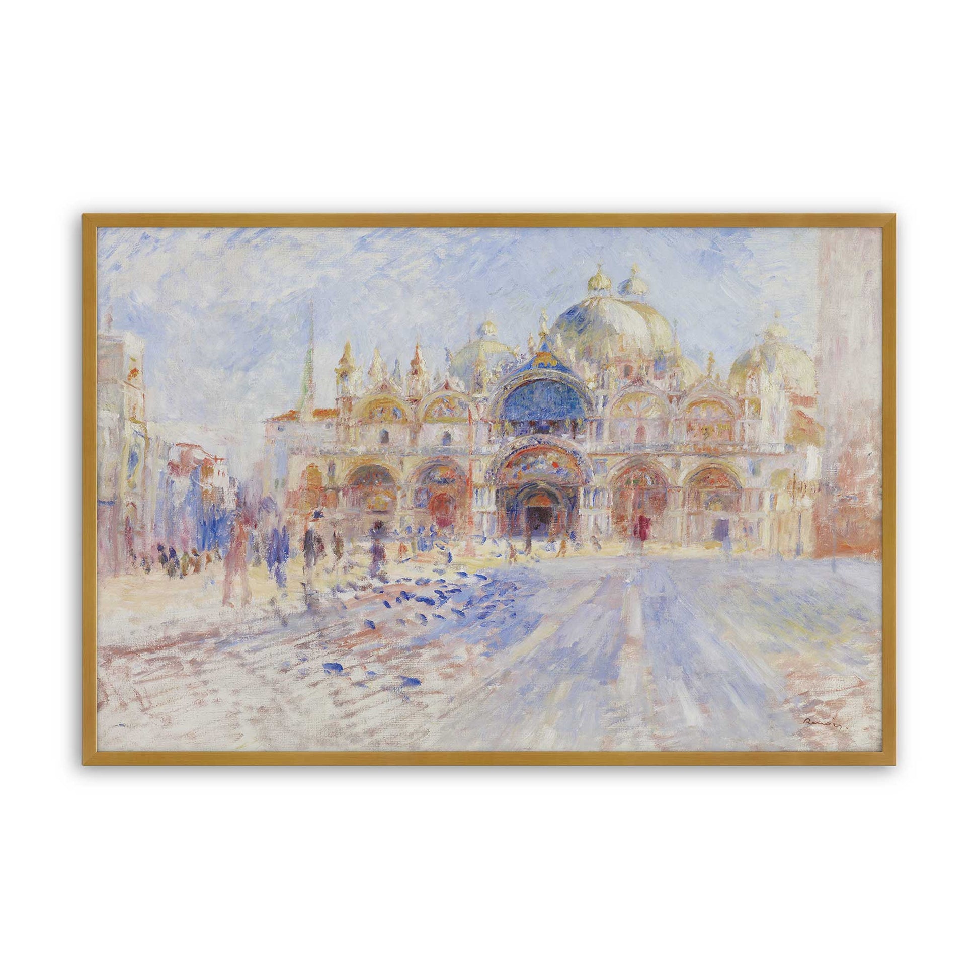 [Color:Polished Gold], Picture of art in a Polished Gold frame