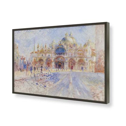 [Color:Satin Black], Picture of art in a Satin Black frame of the corner