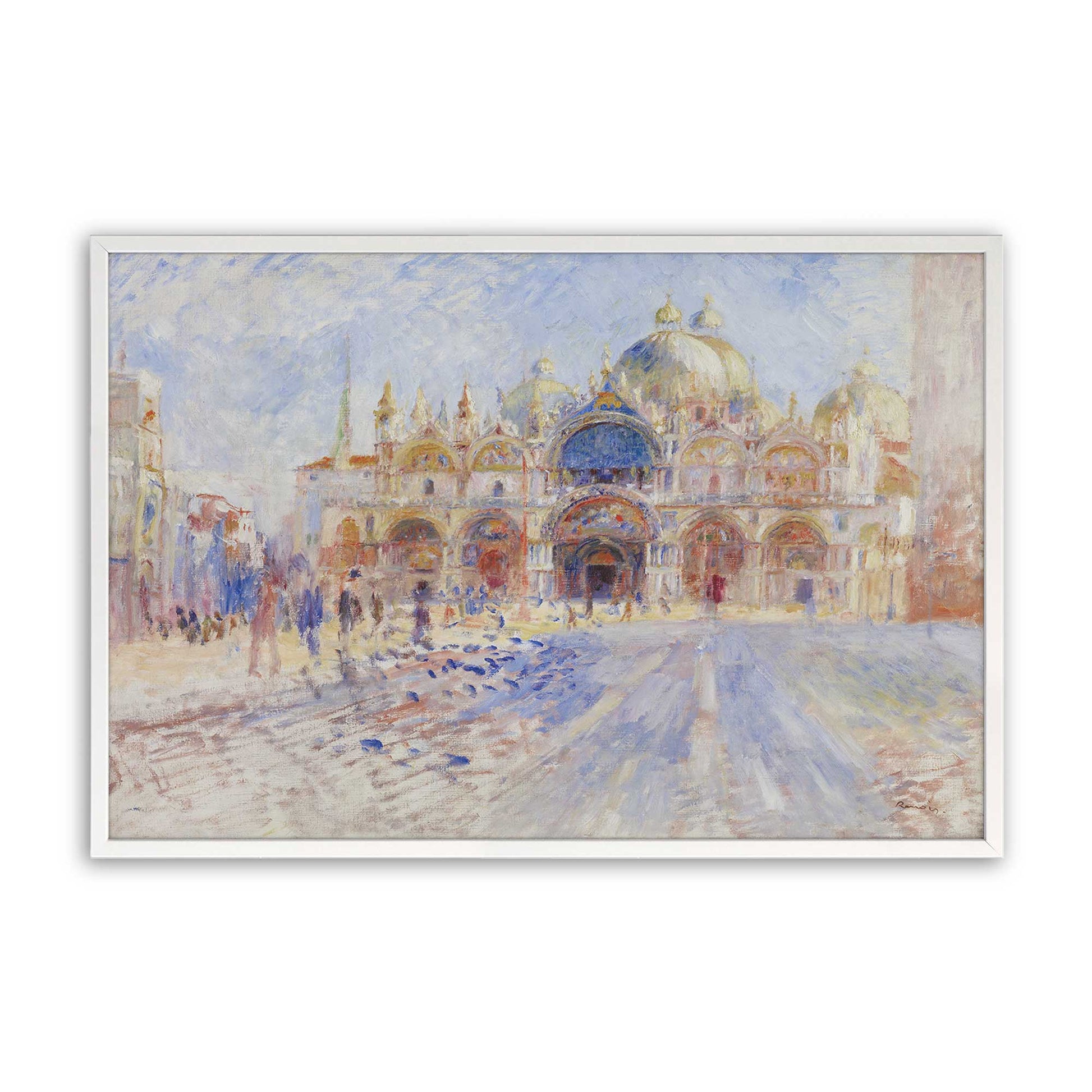 [Color:Opaque White], Picture of art in a Opaque White frame
