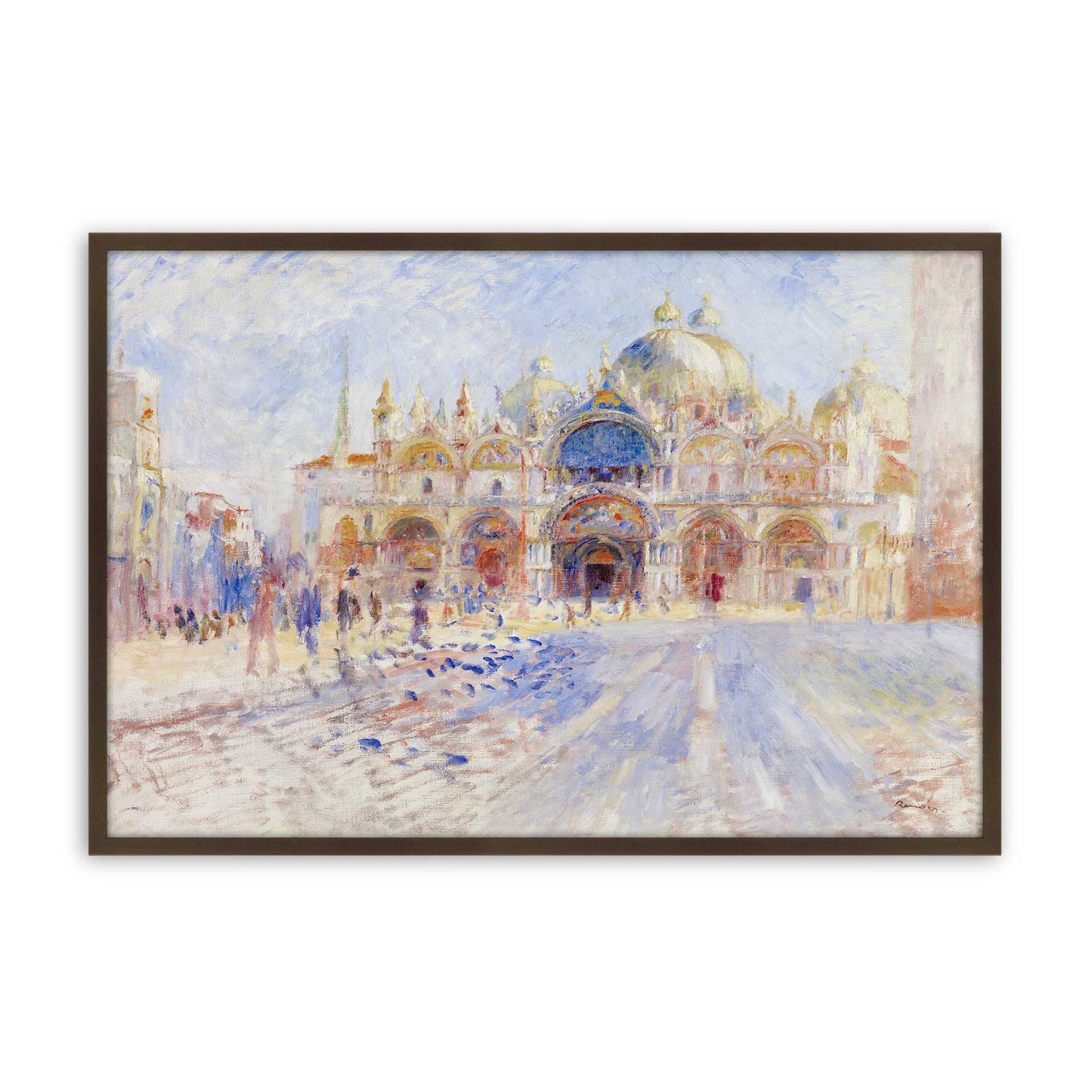 [Color:Belvinder Brown], Picture of art in a Belvinder Brown frame