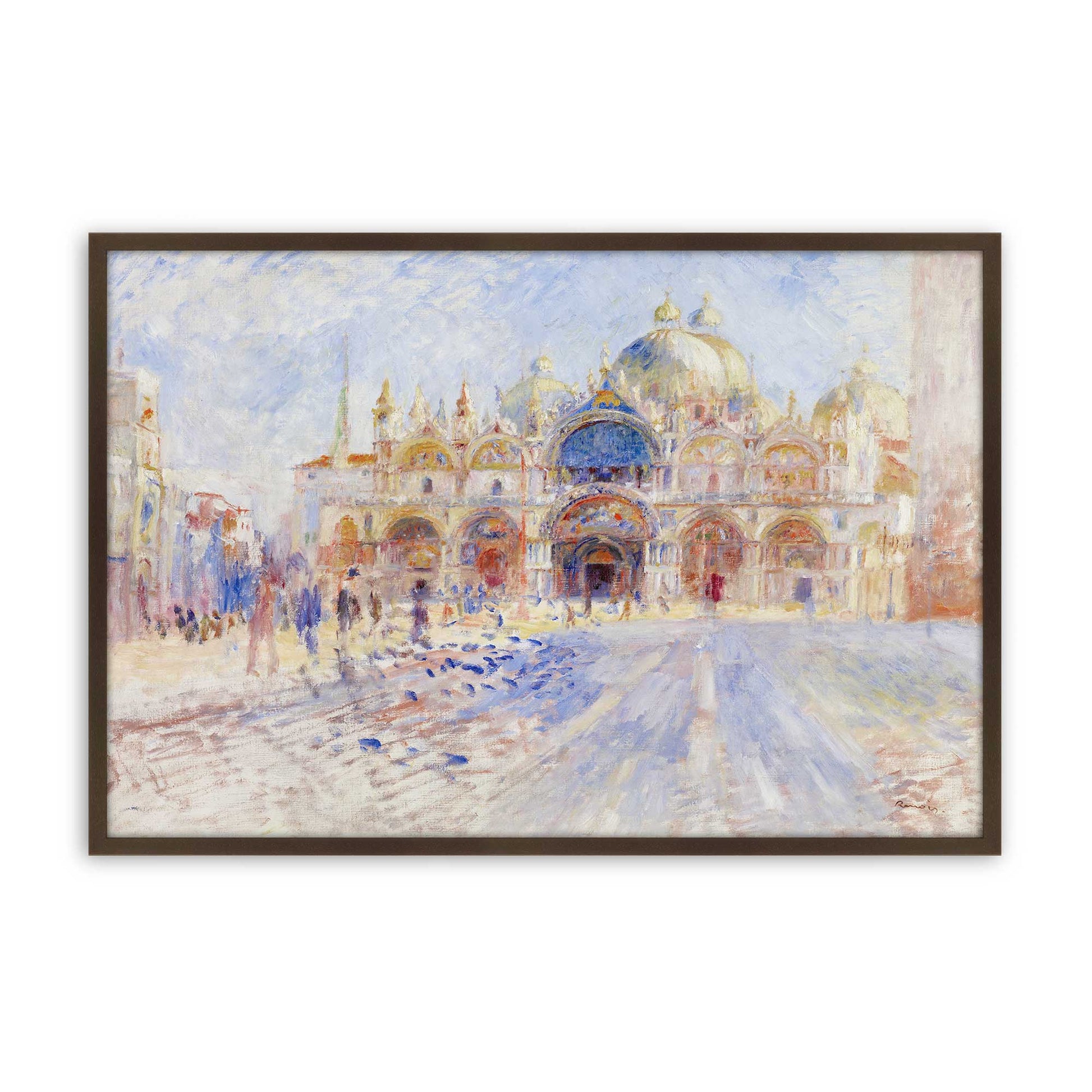 [Color:Belvinder Brown], Picture of art in a Belvinder Brown frame