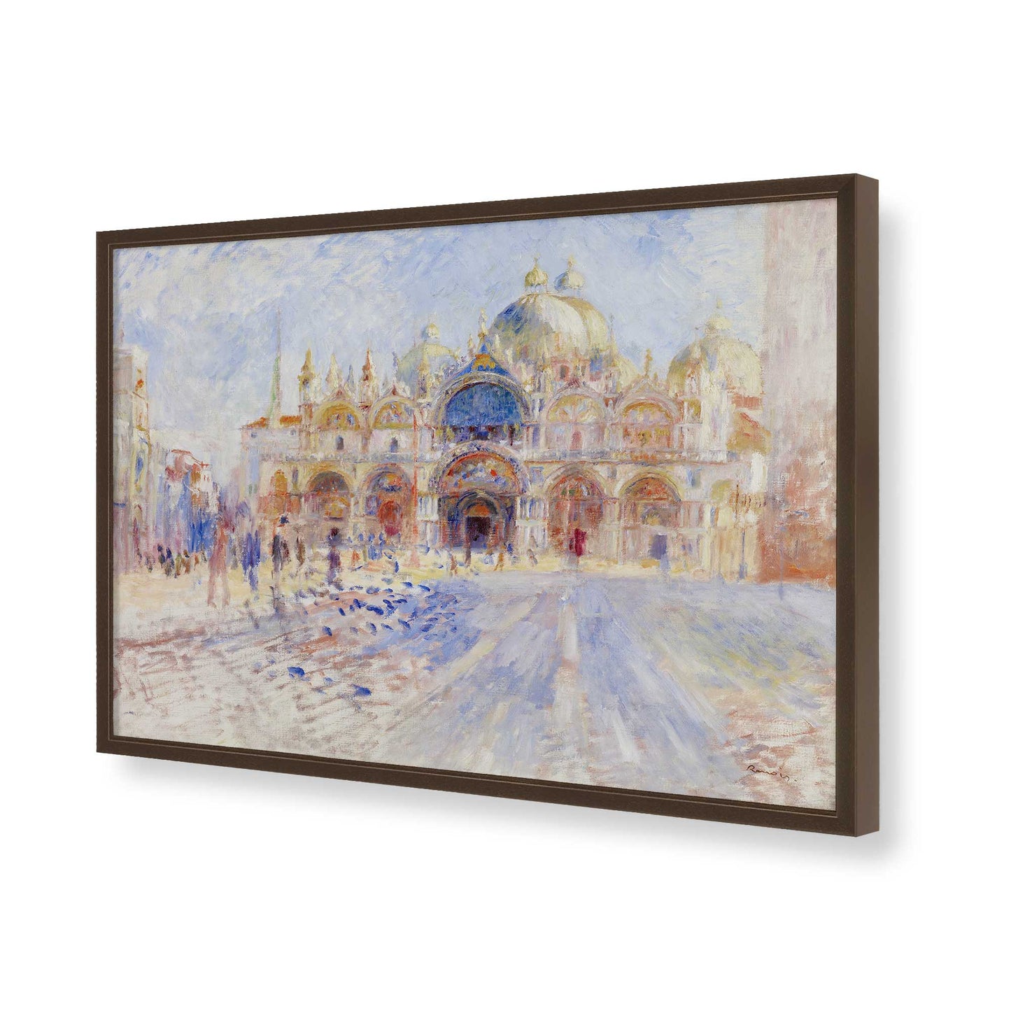 [Color:Belvinder Brown], Picture of art in a Belvinder Brown frame of the corner