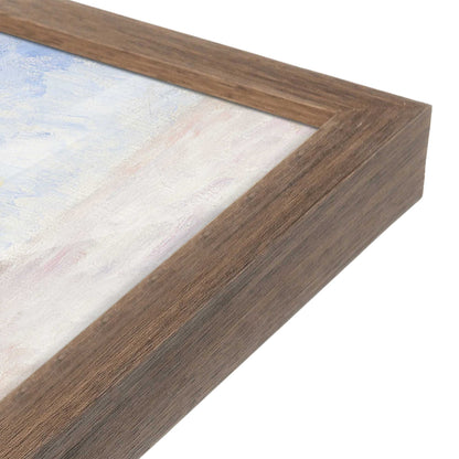 [Color:Walnut], Picture of art in a Walnut frame at an angle