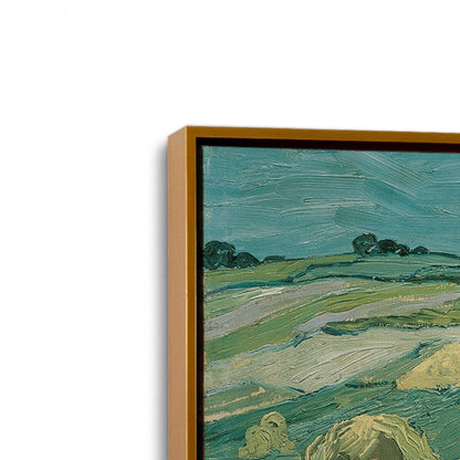 [Color:Polished Gold], Picture of art in a Polished Gold frame at an angle