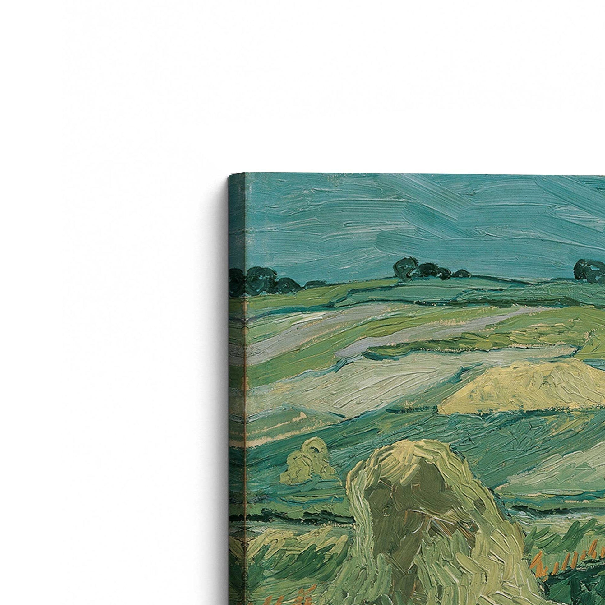 [Color:Stretched Canvas], Picture of the corner of the art