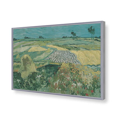 [Color:Polished Chrome], Picture of art in a Polished Chrome frame of the corner