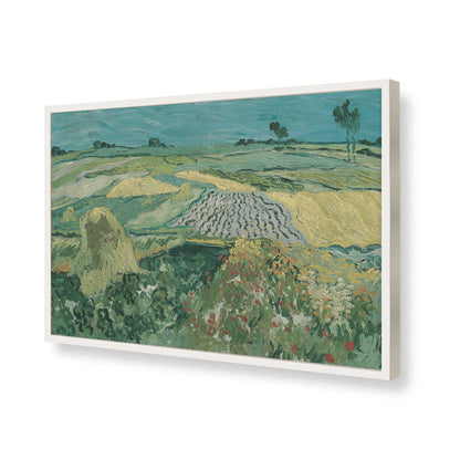 [Color:Opaque White], Picture of art in a Opaque White frame of the corner