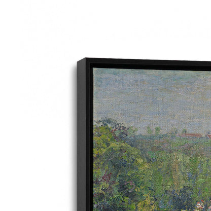 [Color:Satin Black], Picture of art in a Satin Black frame at an angle