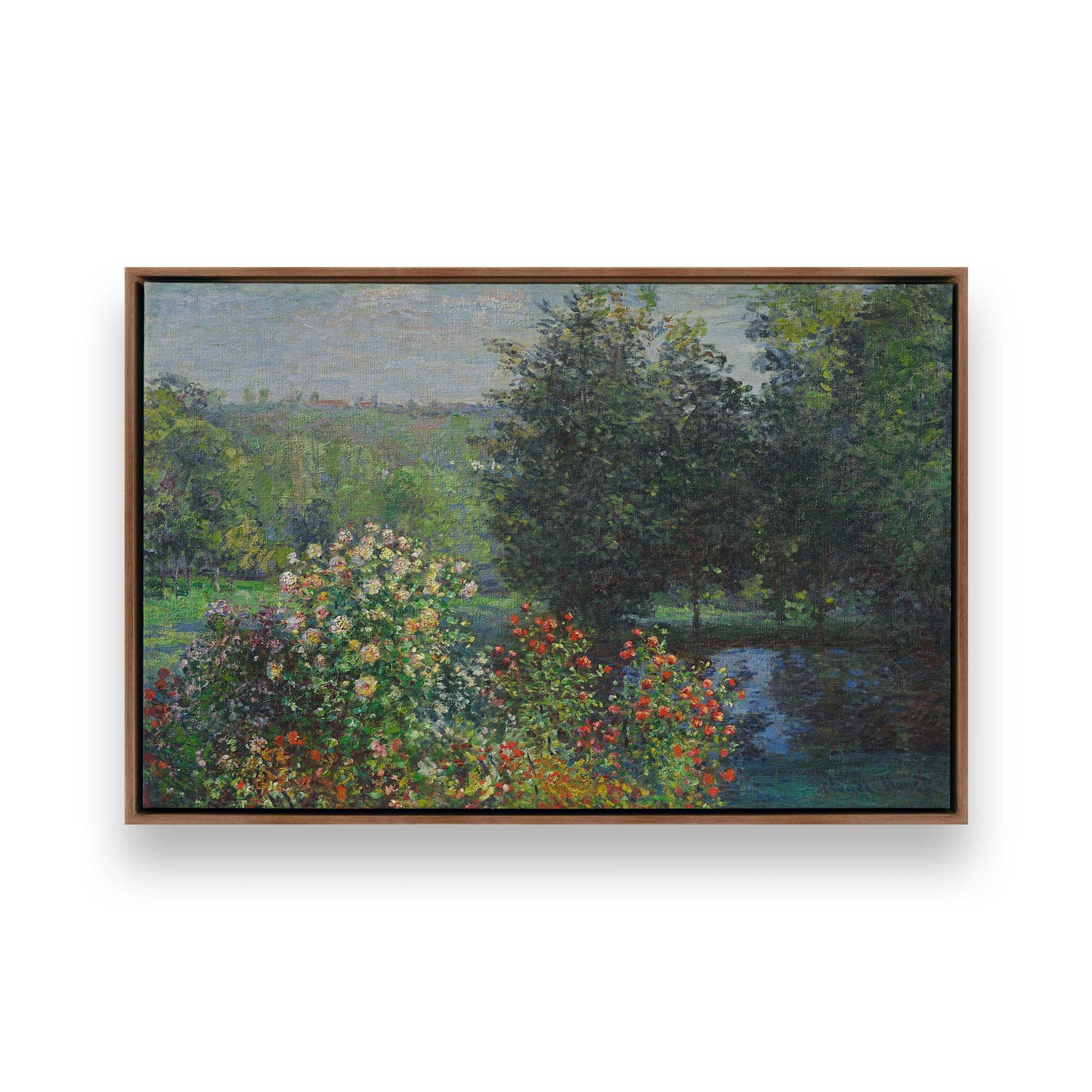 [Color:Walnut], Picture of art in a Walnut frame