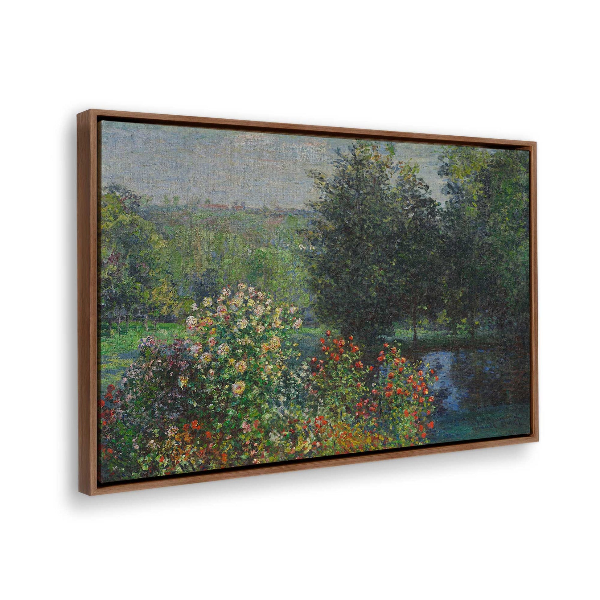 [Color:Walnut], Picture of the corner of the art