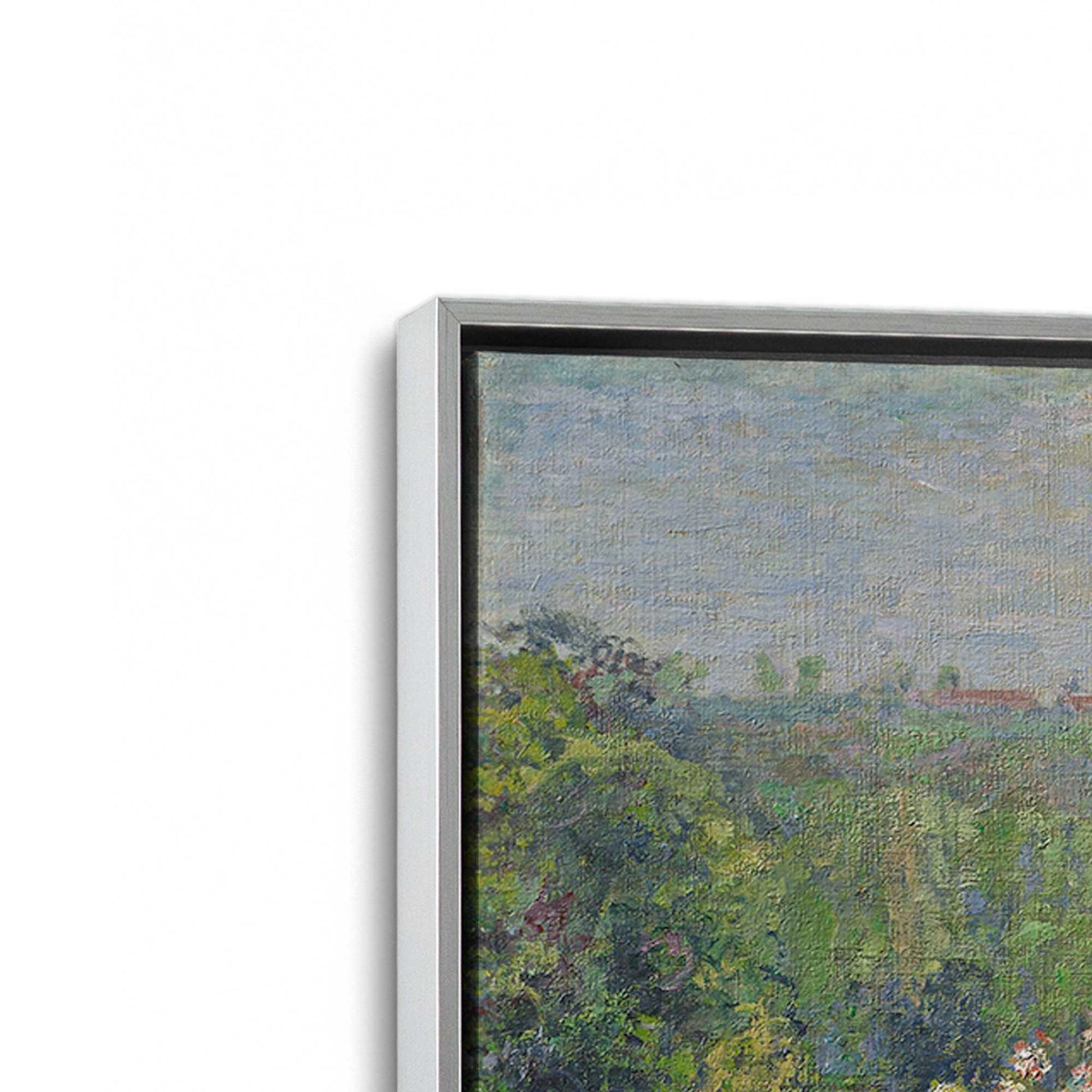 [Color:Polished Chrome], Picture of art in a Polished Chrome frame at an angle