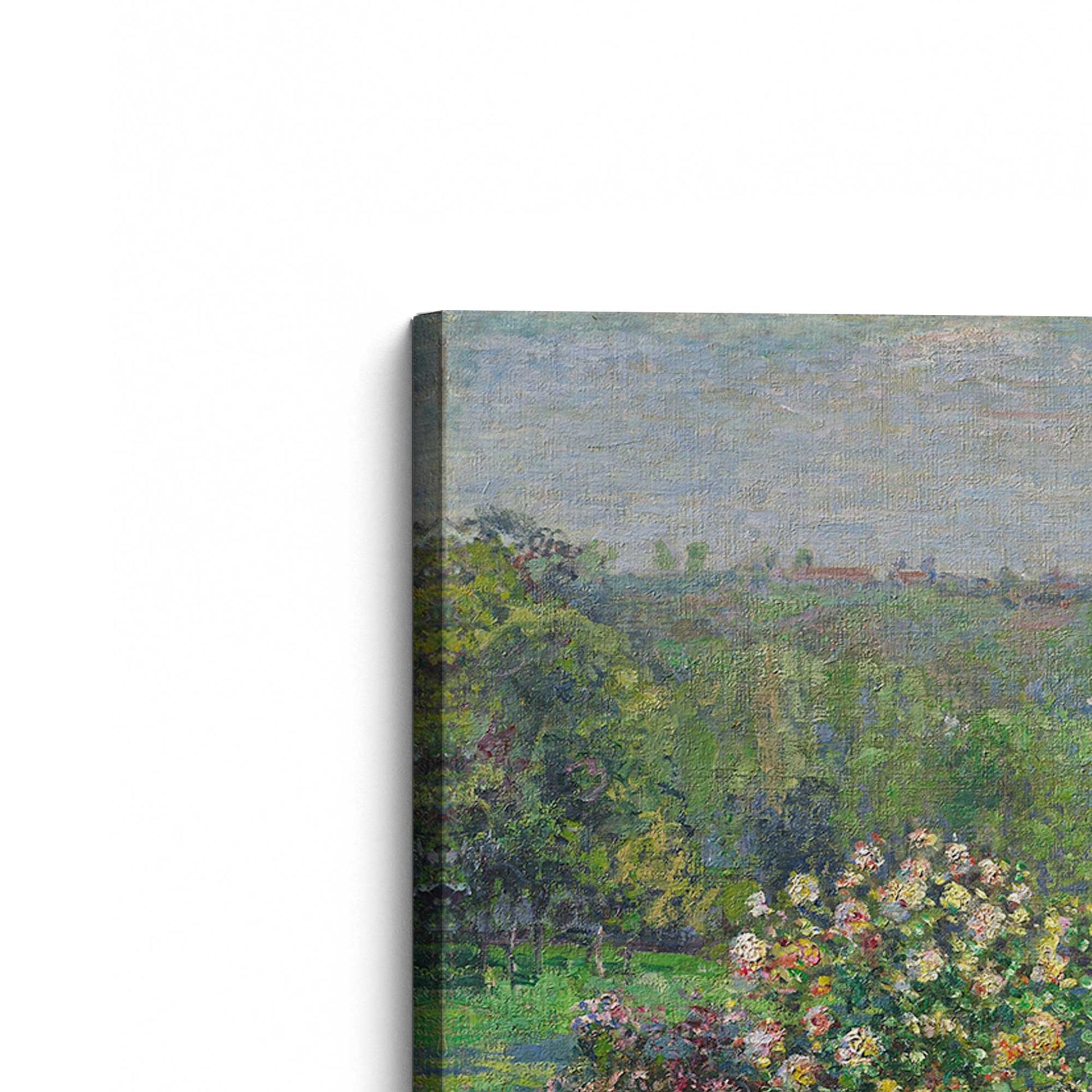 [Color:Stretched Canvas], Picture of the corner of the art