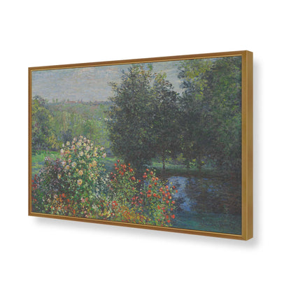 [Color:Polished Gold], Picture of art in a Polished Gold frame of the corner