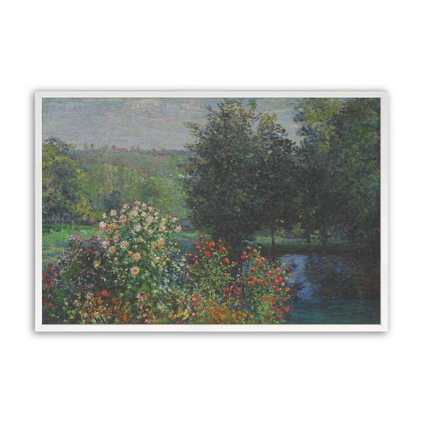 [Color:Opaque White], Picture of art in a Opaque White frame