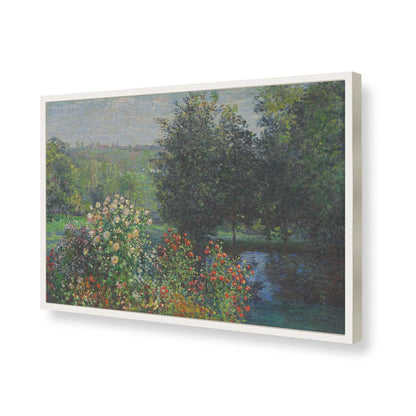 [Color:Opaque White], Picture of art in a Opaque White frame of the corner