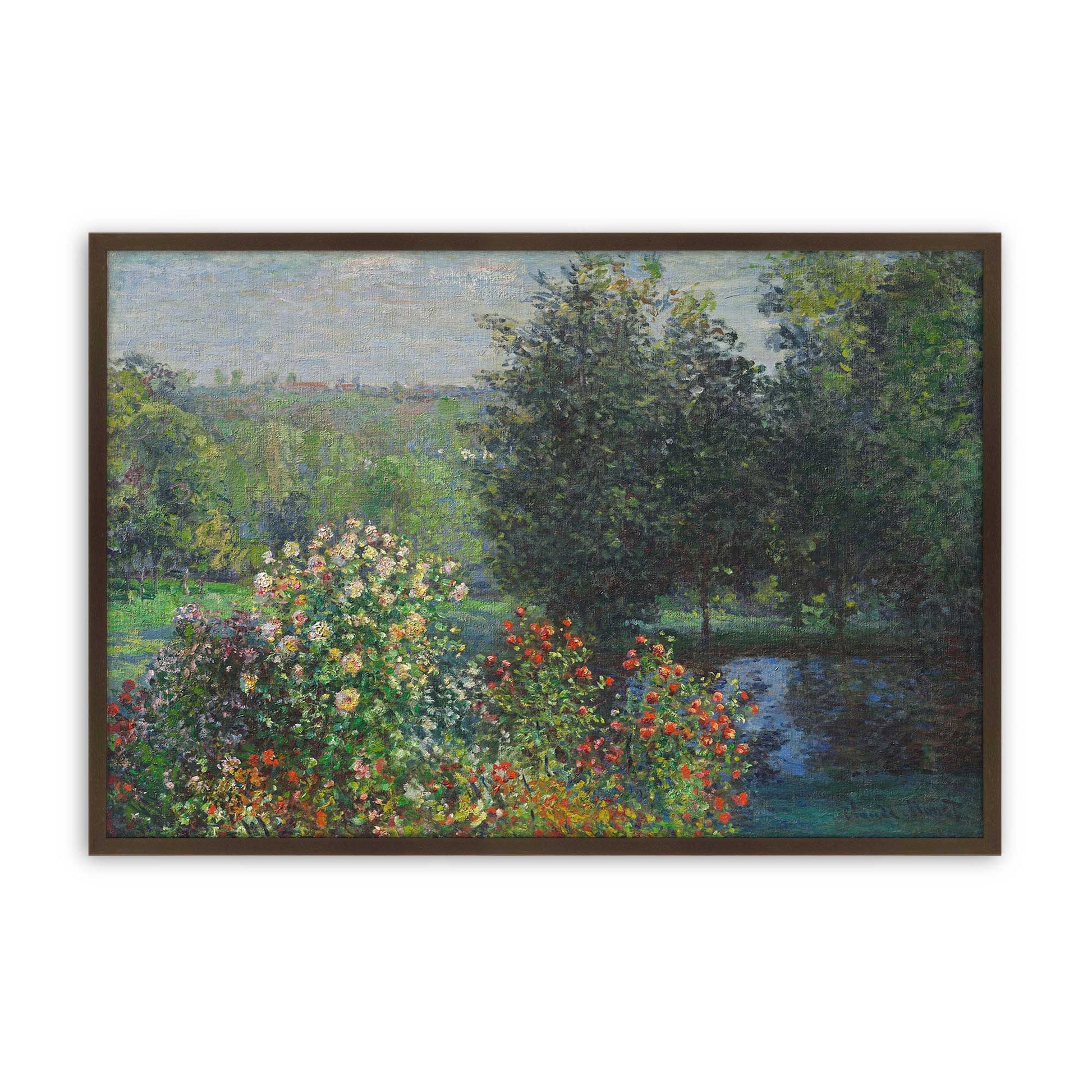 [Color:Belvinder Brown], Picture of art in a Belvinder Brown frame