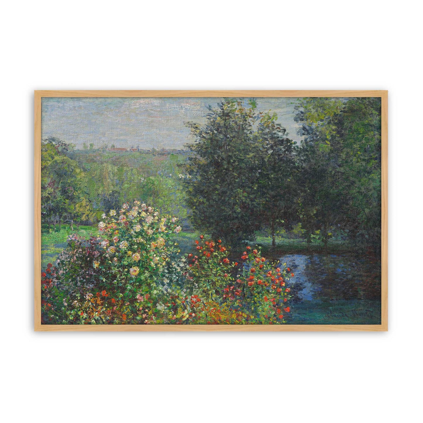 [Color:American Maple], Picture of art in a American Maple frame
