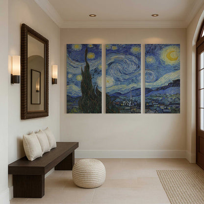 [Color:Stretched Canvas], Picture of art in a room