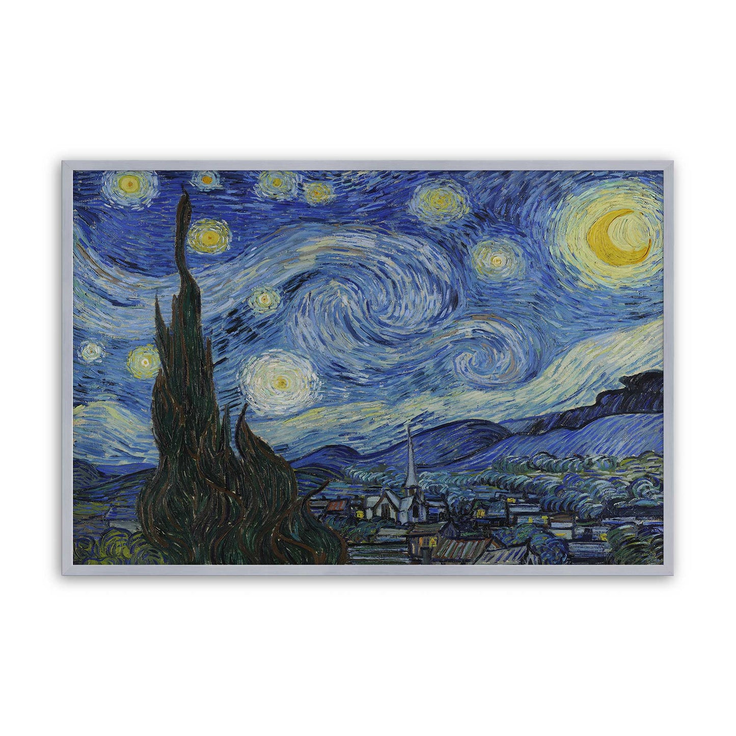 [Color:Polished Chrome], Picture of art in a Polished Chrome frame