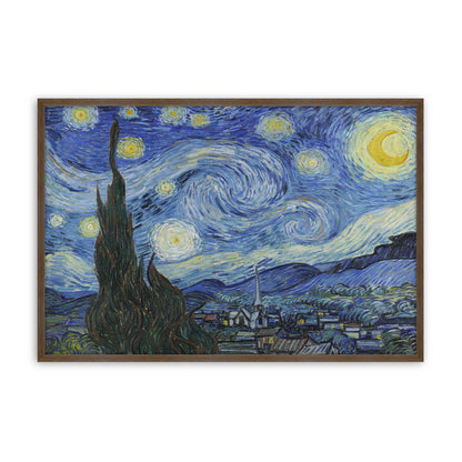 [Color:Walnut], Picture of art in a Walnut frame