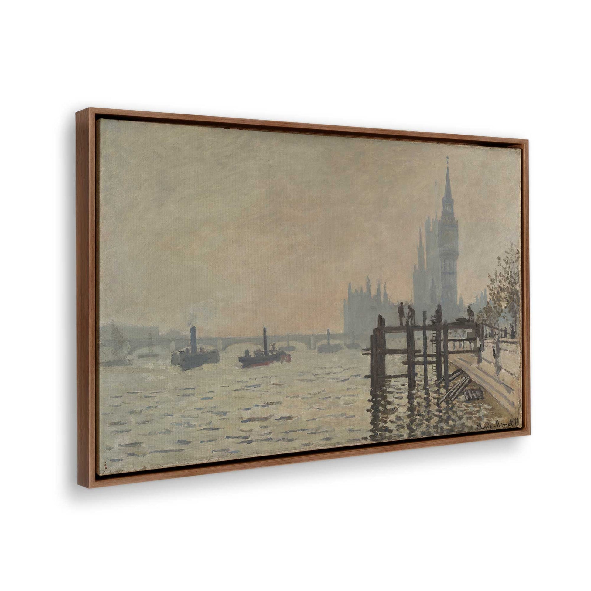 [Color:Walnut], Picture of the corner of the art