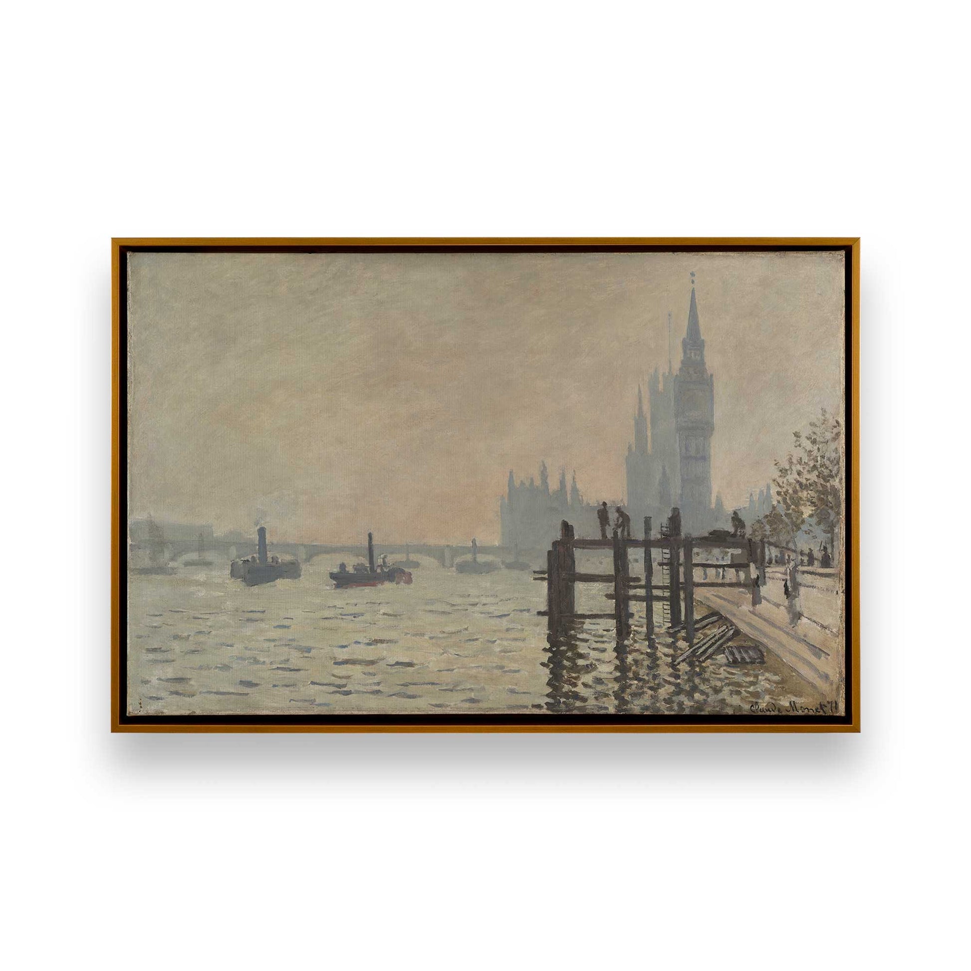 [Color:Polished Gold], Picture of art in a Polished Gold frame