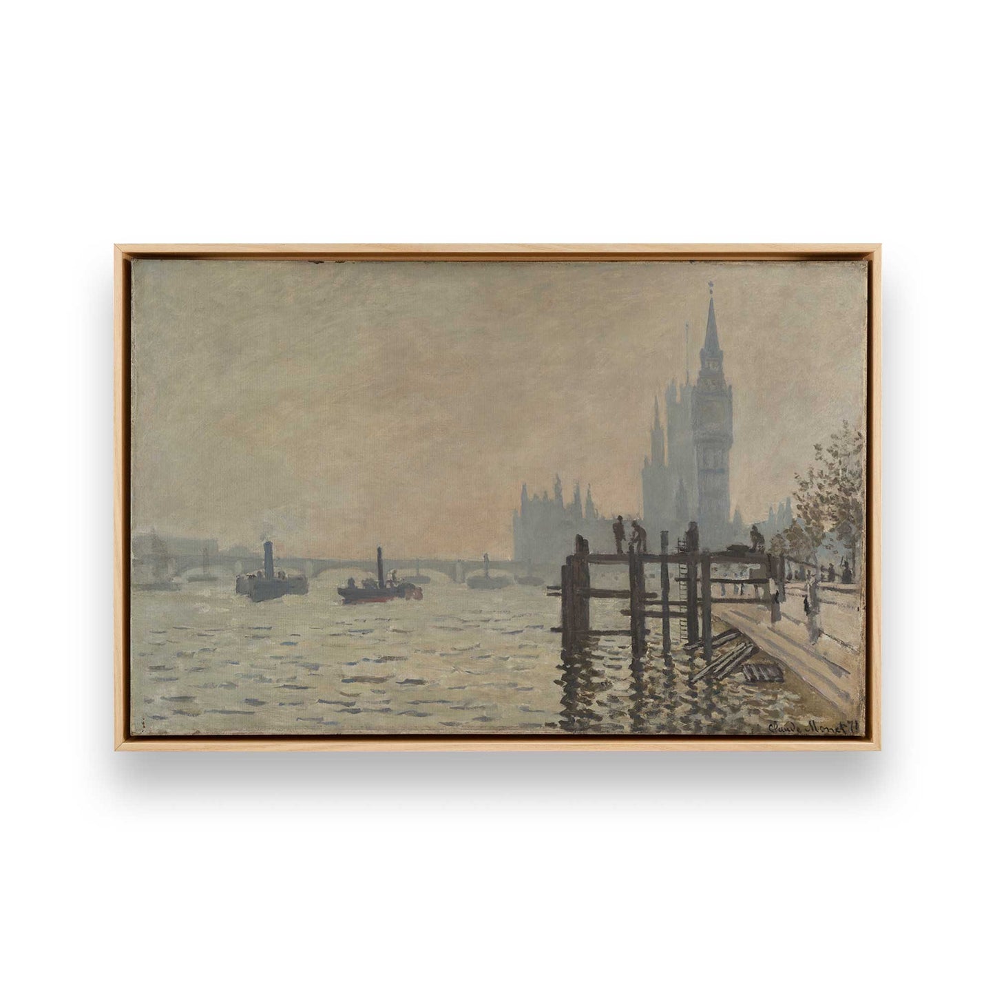 [Color:American Maple], Picture of art in a American Maple frame