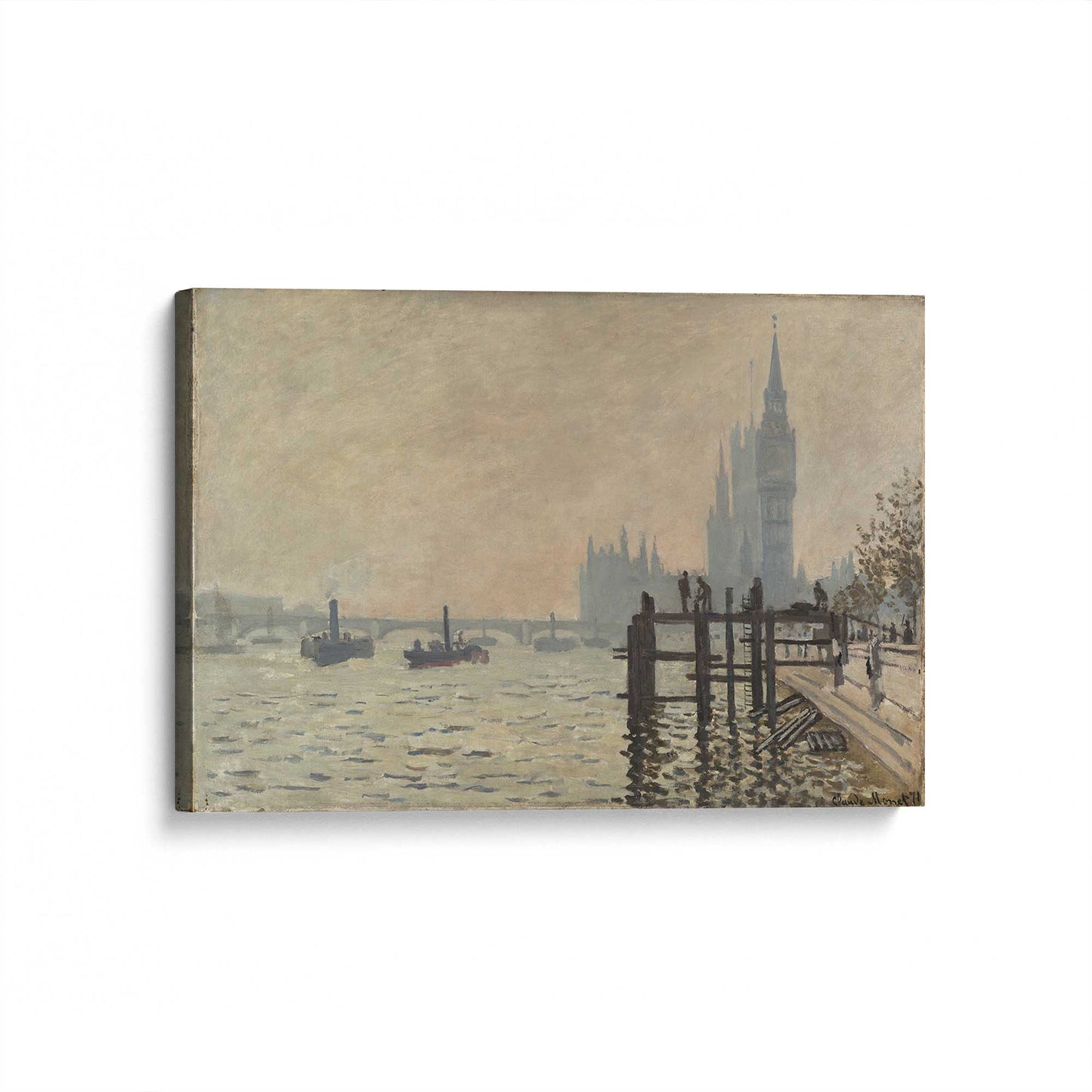 [Color:Stretched Canvas], Picture of art at an angle