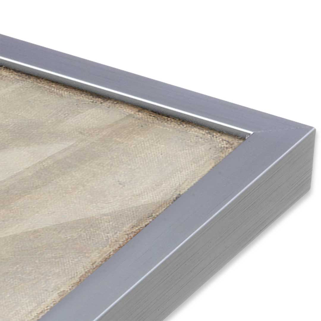 [Color:Polished Chrome], Picture of art in a Polished Chrome frame at an angle