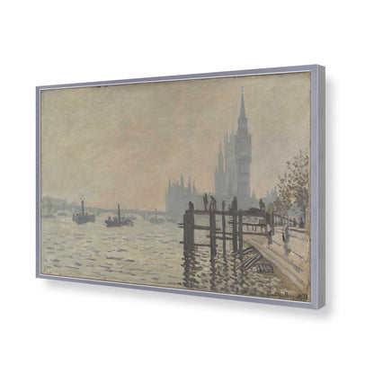 [Color:Polished Chrome], Picture of art in a Polished Chrome frame of the corner