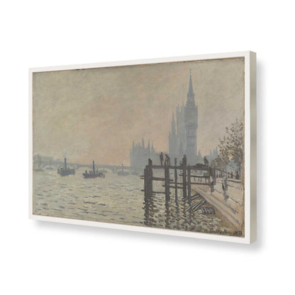 [Color:Opaque White], Picture of art in a Opaque White frame of the corner