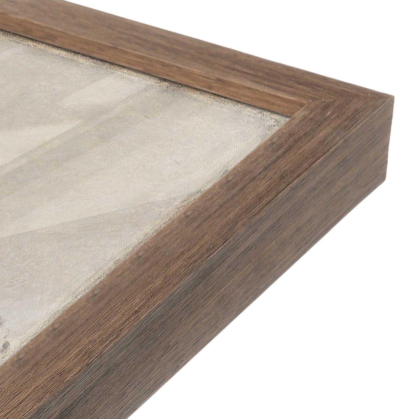 [Color:Walnut], Picture of art in a Walnut frame at an angle